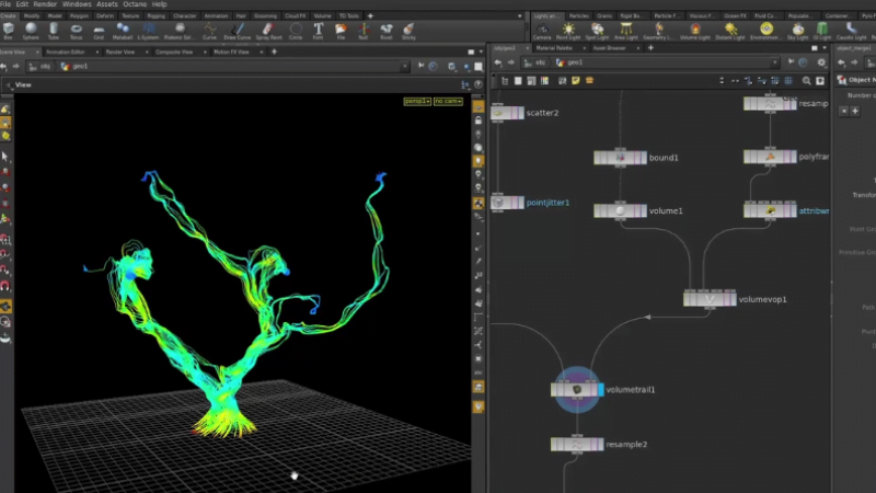 Volume Trails In Houdini Tutorial CGPress