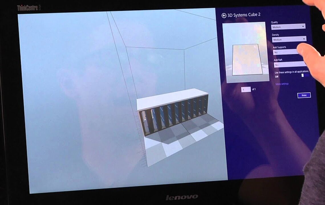Microsoft to support 3D printing in Windows 8.1