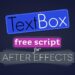 TextBox and Paravent for After Effects