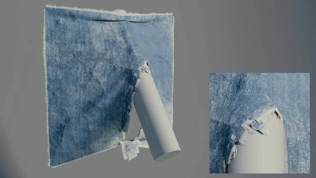 Cloth tear detailing - CGPress