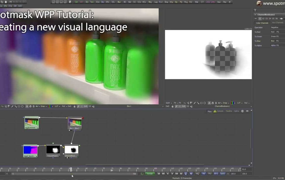 Spotmask 1.0 offers Mental Ray advanced render pass output