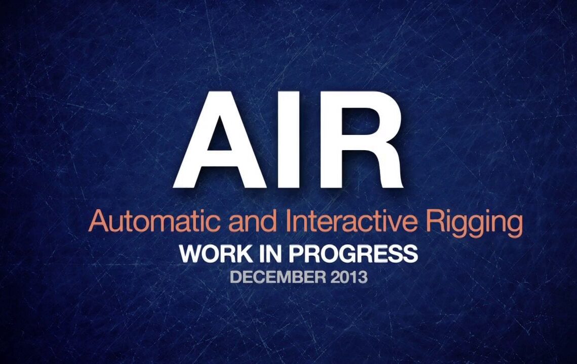 Automatic and Interactive Rigging preview video