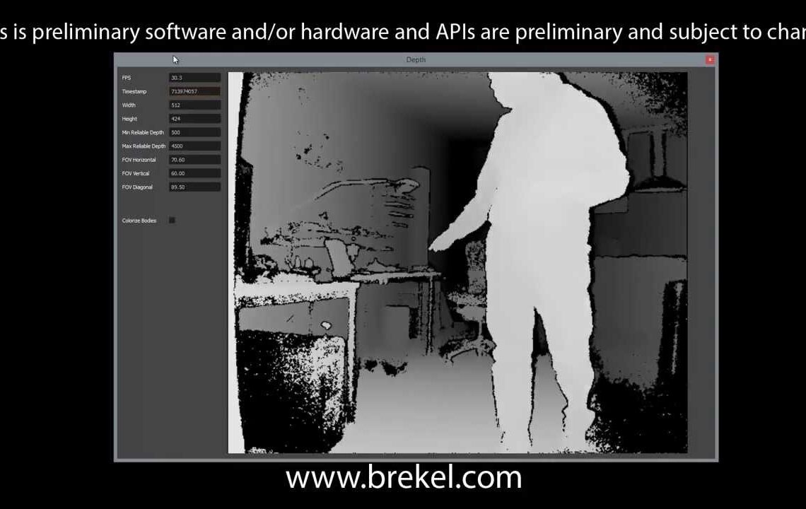 Kinect for Windows v2 sneak peek video