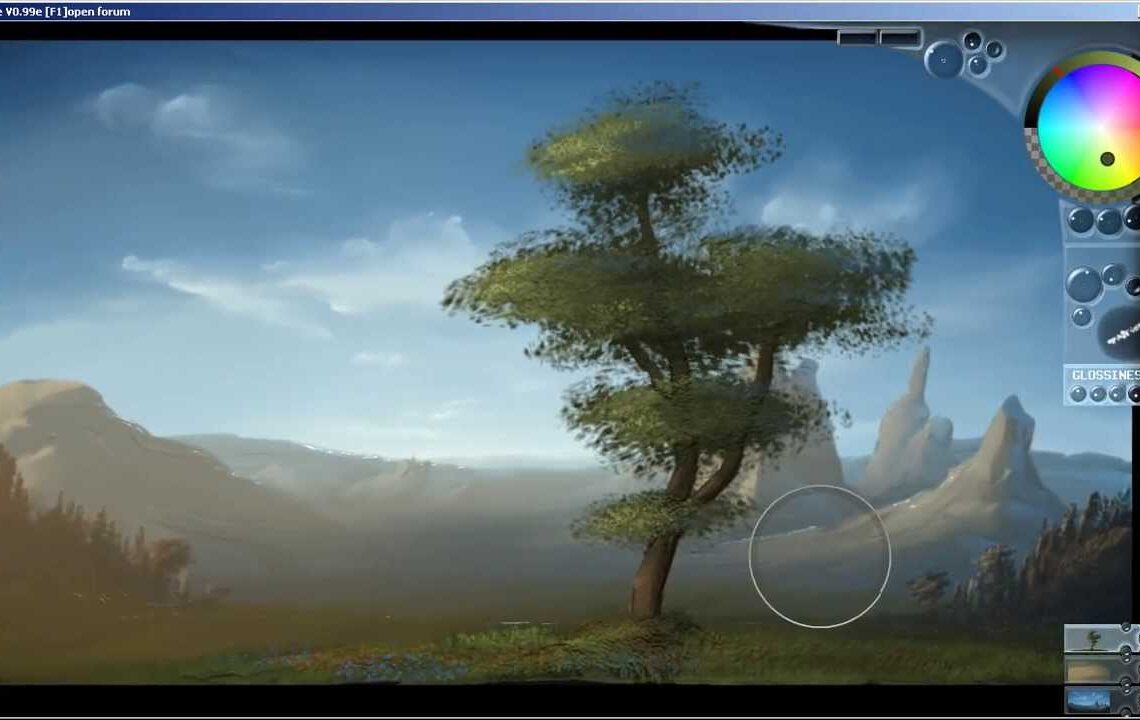 Verve – experimental fluid dynamics painting software