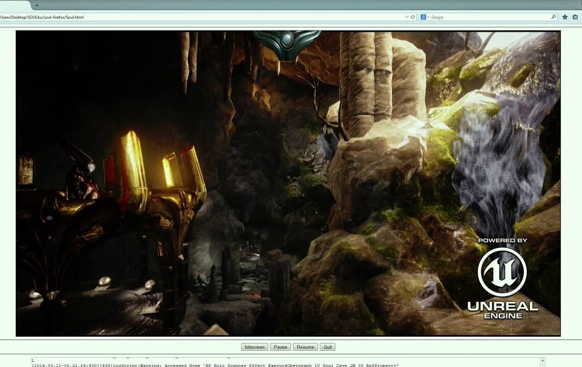 Mozilla and Epic demo Unreal Engine 4 running in Firefox