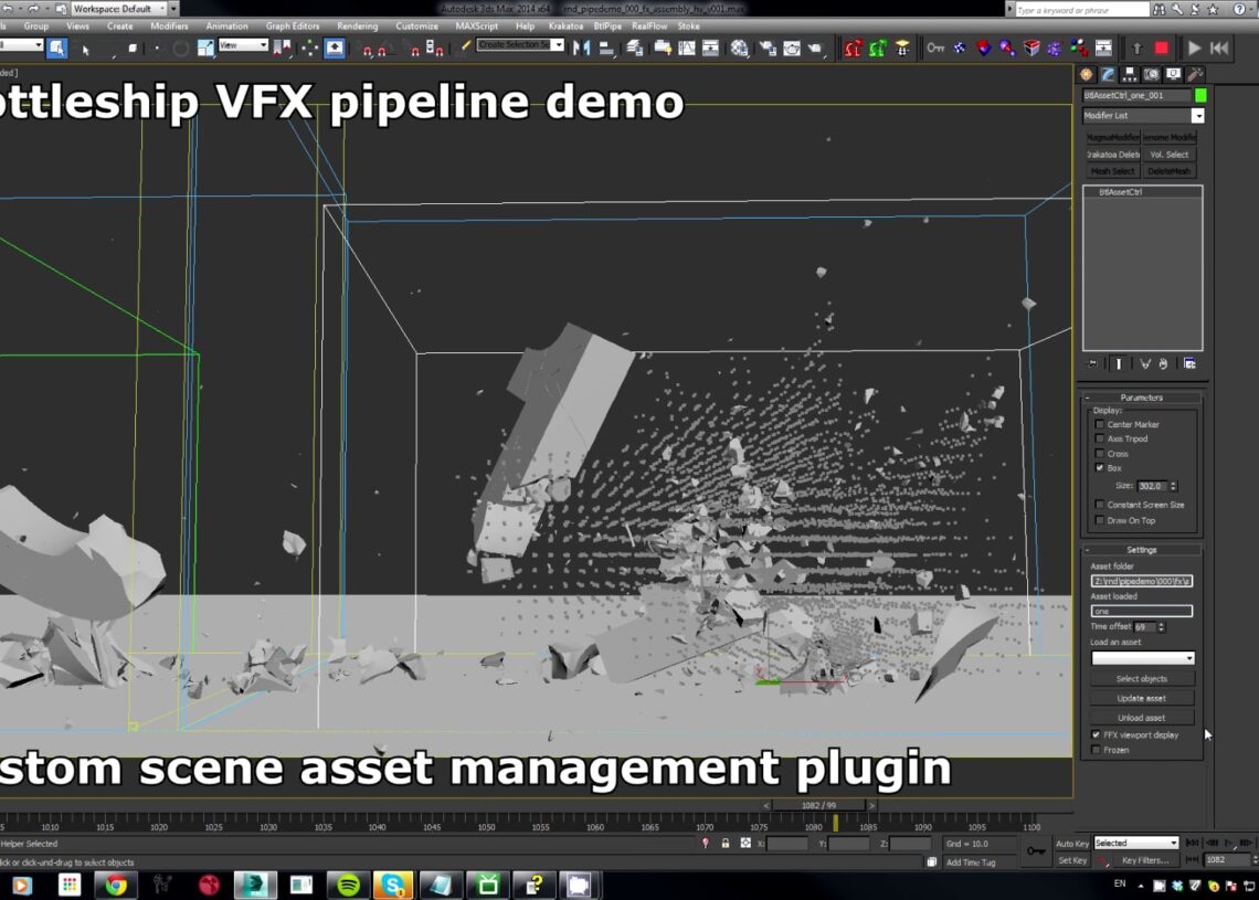 Bottleship VFX's pipeline demo