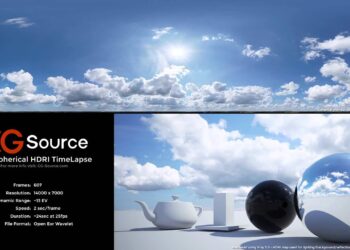 Full spherical HDRI timelapse