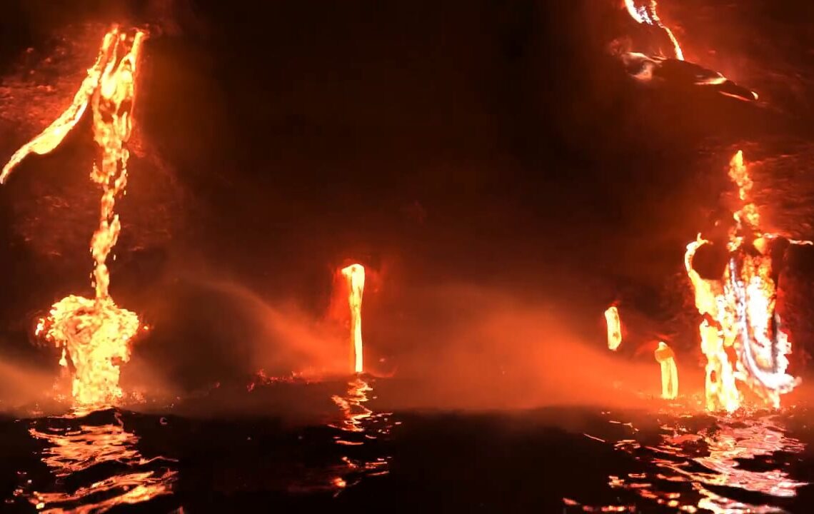 Lava simulation