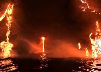 Lava simulation