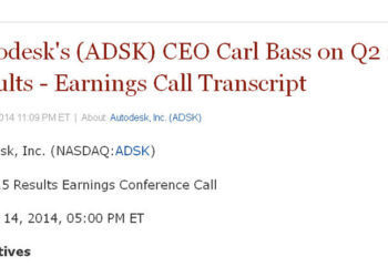 Autodesk queried on elimination of perpetual licenses at earnings conference