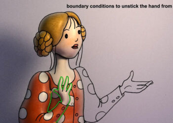 Bas-relief meshes for adding GI effects to hand-drawn characters