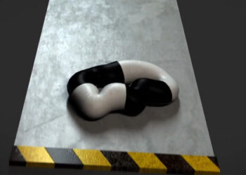Procedural soft bodies RnD in ThinkingParticles 5