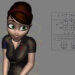 Mery Project – free rigged character for Maya
