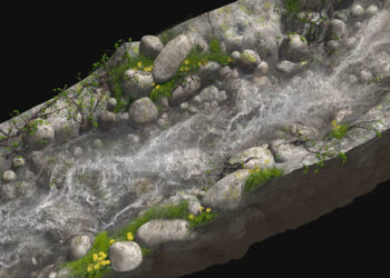 River simulation with breakdowns