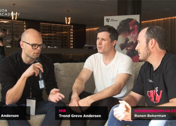 Trond Greve Andersen and Mats Andersen from MIR