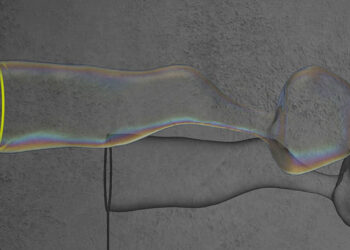 Simulating thin liquid sheets and efficient denting of rigid bodies