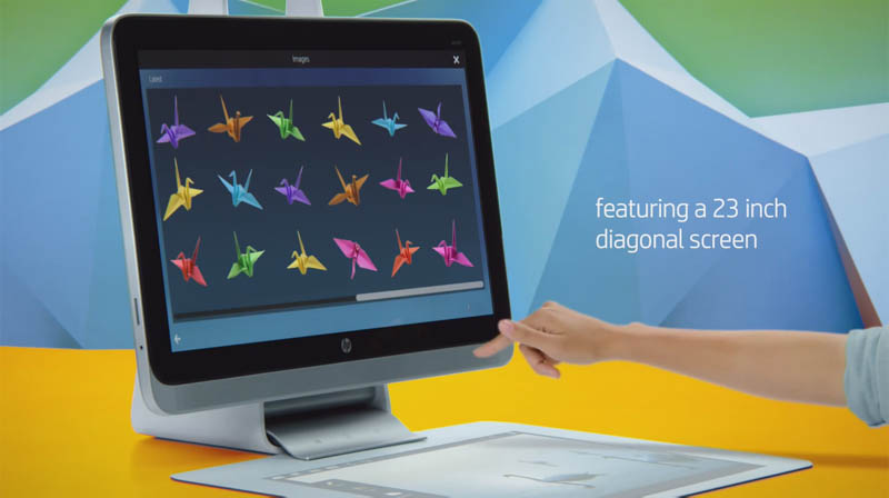 HP’s Sprout PC combines 3D scanner and projector