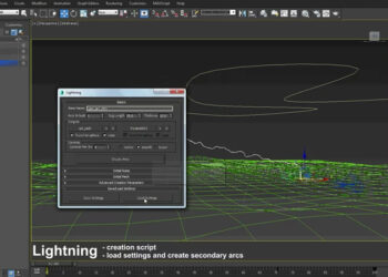 Lightning creation MAXScript tool
