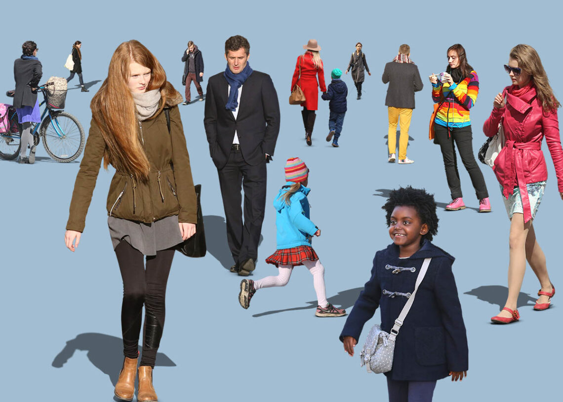 12 free autumn cutout people