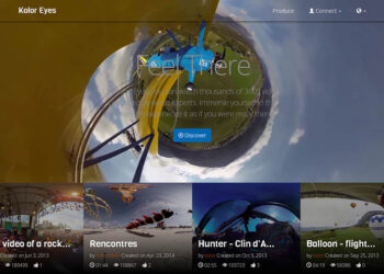 Kolor launches 360-degree video sharing platform
