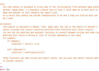 Maya to Blender Conversion script