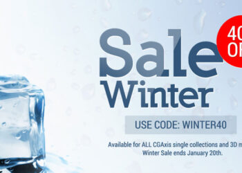 CGAxis Winter Sale – 40% discount