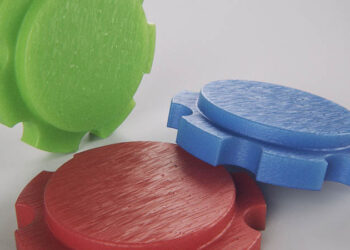 Iray 3D printed plastic material