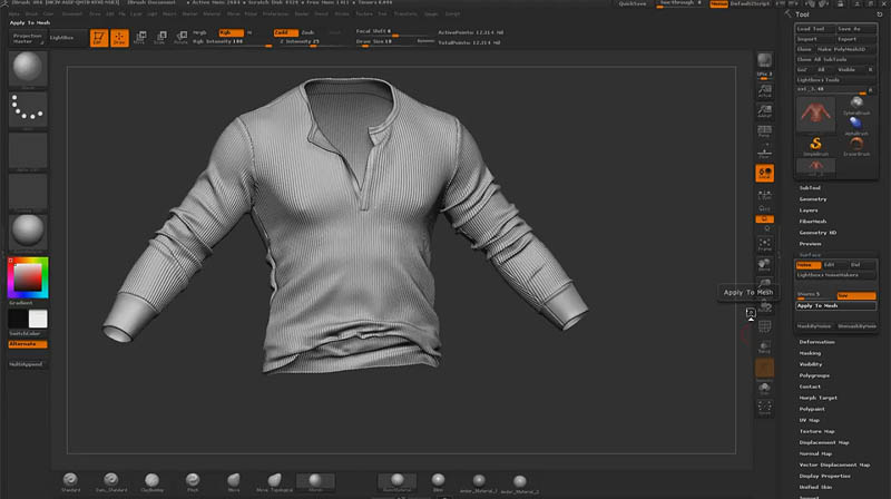 Zbrush как создать новый проект