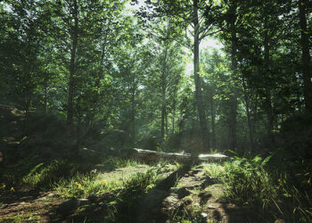 Unreal 4 Lighting Study: Forest Day