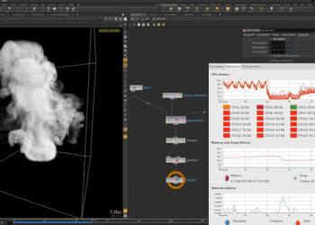 GeForce Titan X smoke simulation test with Houdini 14