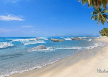 Beach shore simulation