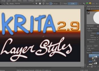 Krita 2.9.4 brings layer styles