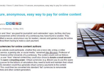 A secure, fast and easy way to pay for online content