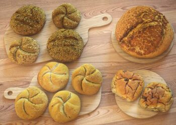 Free scanned bread models