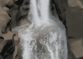 Waterfall simulation with Phoenix FD