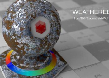 SLiB – Architectural Shader Library for Maya and Redshift released