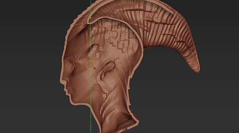 how to set wall thickness in zbrush
