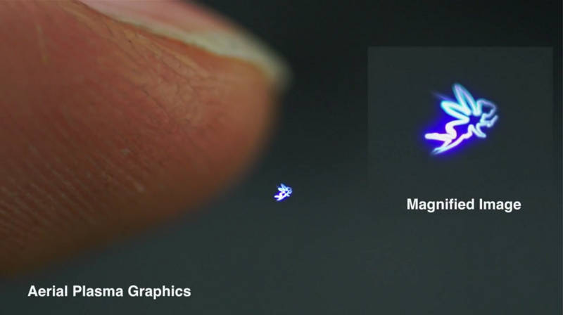 Producing tangible holograms