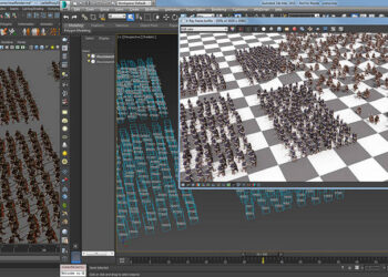 Golaem Crowd releases V-Ray crowd rendering plugin for 3DS Max