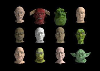 Automatic generation of anatomical face simulation models