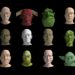 Automatic generation of anatomical face simulation models