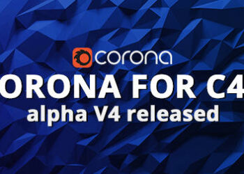 Corona for Cinema 4D alpha v4 now available