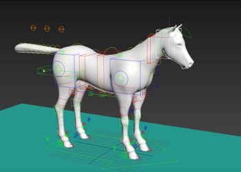 Free horse rig for 3DS Max