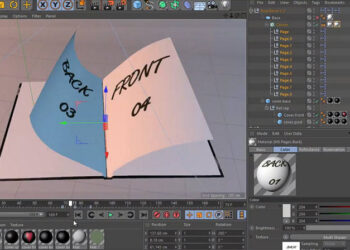 RealBook v.2.2 C4D book rig
