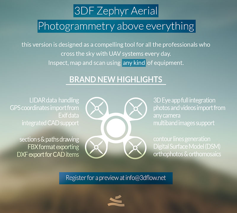 3DF Zephyr Aerial is out