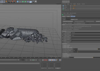 Fract2C4D v0.6 – Houdini fracture asset for C4D