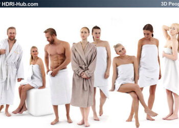 HDRI Hub releases new 3D scanned human models collections: business and spa
