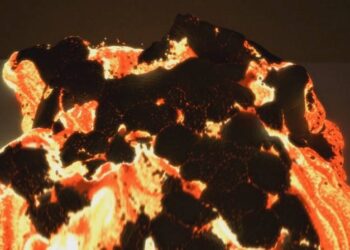 Houdini lava flow test