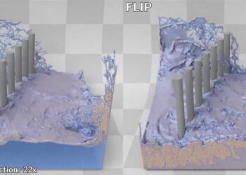 Narrow Band FLIP for liquid simulations