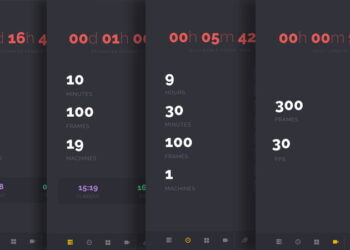 CG Nodes render time calculator app